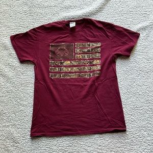 Maroon t-shirt
